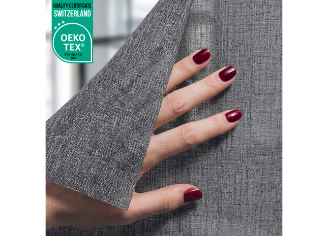 Insulating & Sun-resistant Static Window Film HR++ - Anti-glare - Linen look - Gray