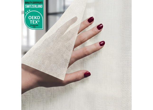 Insulating & Sun-resistant Static Window Film HR++ - Anti-glare - Linen look - Gray