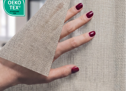 Insulating & Sun-resistant Static Window Film HR++ - Anti-glare - Linen look - Gray 