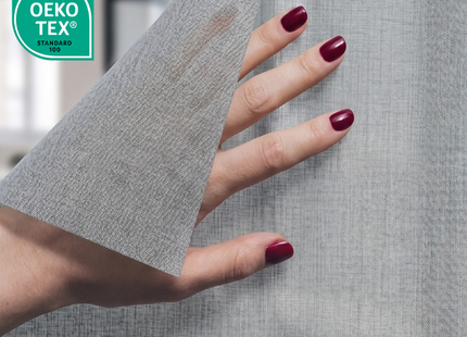 Insulating & Sun-resistant Static Window Film HR++ - Anti-glare - Linen look - Gray 