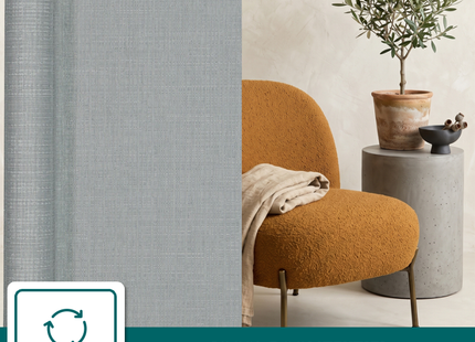 Insulating & Sun-resistant Static Window Film HR++ - Anti-glare - Linen look - Gray 