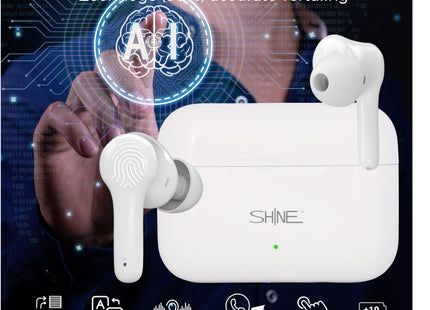 Vertaalcomputer - AI Vertaal apparaat met spraak - Draadloze Oordopjes met Vertaalfunctie - Environmental Noice Cancelling - Bluetooth 5.0 - Vertaler voor 127 Talen