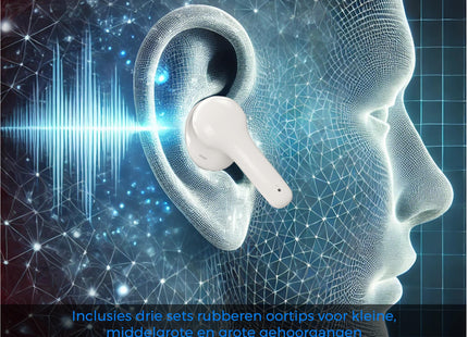 Vertaalcomputer - AI Vertaal apparaat met spraak - Draadloze Oordopjes met Vertaalfunctie - Environmental Noice Cancelling - Bluetooth 5.0 - Vertaler voor 127 Talen