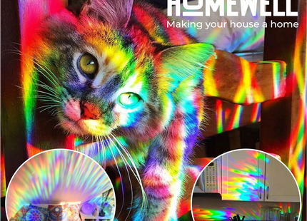 Isolerende & Zonwerende Statische Raamfolie HR++ - Anti Inkijk - Scherven Regenboogeffect