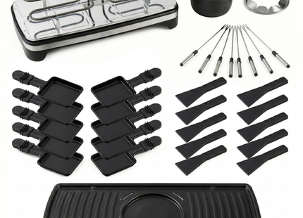 Coock KB-8019 Fondue & Gourmet Set 10 - 2-in-1 Combinatie