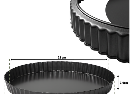 Quiche Bakvorm - 24 cm Diameter