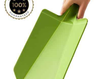 COOCK - Kleine Vouwbare Kunststof Snijplank Keuken - Antislip – Vaatwasserbestendig – Handvat - Duurzaam & Veelzijdig voor Elke Keuken - Groen