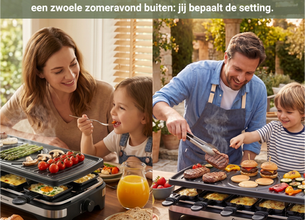 Coock KB-8019 Fondue & Gourmet Set 10 - 2-in-1 Combinatie