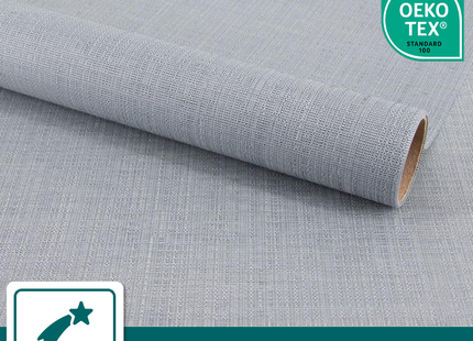 Insulating & Sun-resistant Static Window Film HR++ - Anti-glare - Linen look - Gray 