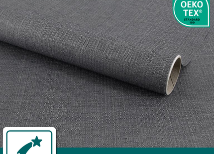 Textiel Raamfolie - Granite – Zonwerend - Privacy Folie - HR++(+) Zelfklevend - Exclusieve Uitstraling – Gerecycled PET (kopie)