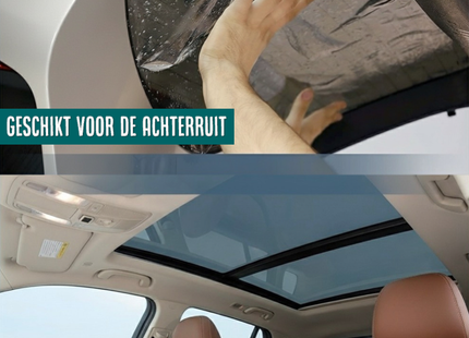 Zelfklevende Auto Raamfolie 75X300CM - Verduisterend - 20% Lichtdoorlatend