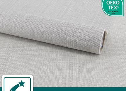 Insulating & Sun-resistant Static Window Film HR++ - Anti-glare - Linen look - Gray 