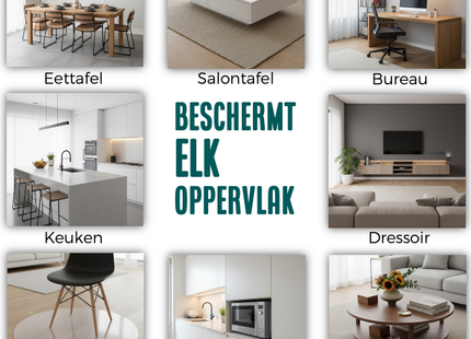 Tafelbeschermer Transparant