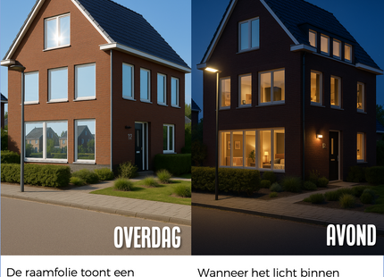 Zonwerende & Isolerende Raamfolie met Spiegeleffect 25% - Zilver