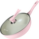 Wokpan Inductie 32cm -Roze