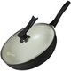 Wokpan Inductie 32cm -Zwart/Wit